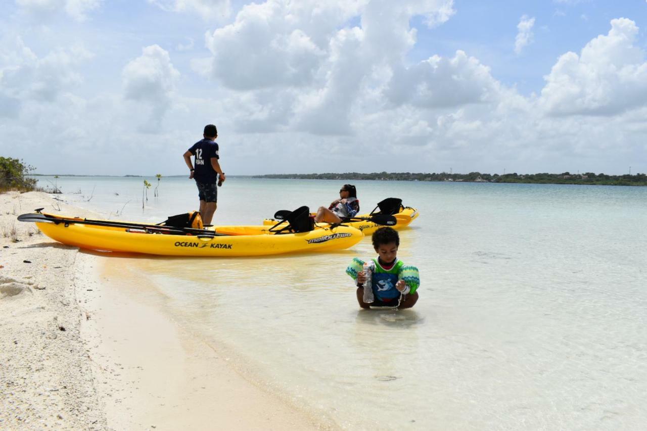 Casa Maya Blue Hotel Bacalar Kültér fotó